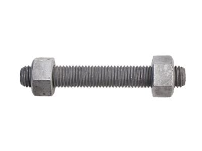 1"  HDG B7, 2H Stud Bolt Kit